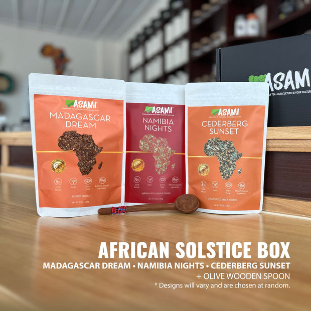 Afrikan Solstice Tea Box | Herbal infusion gift