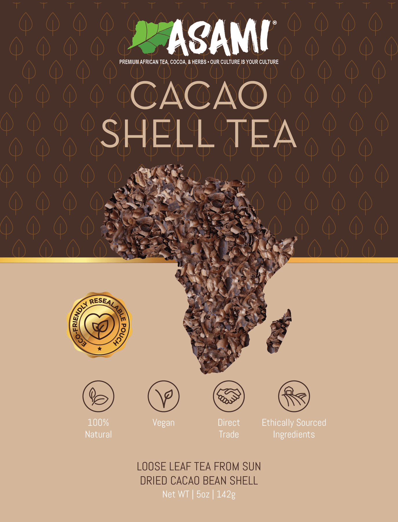 Tea Shell Cacao Shell Tea | Cocoa Husk Tea | Chocolate tea – Asami Tea Shop