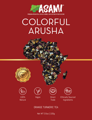 Orange Turmeric Tea | Colorful Arusha African Tea