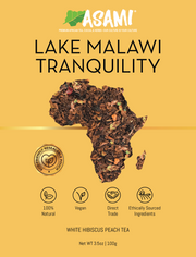 White Hibiscus Peach Tea | Lake Malawi Tranquility Tea