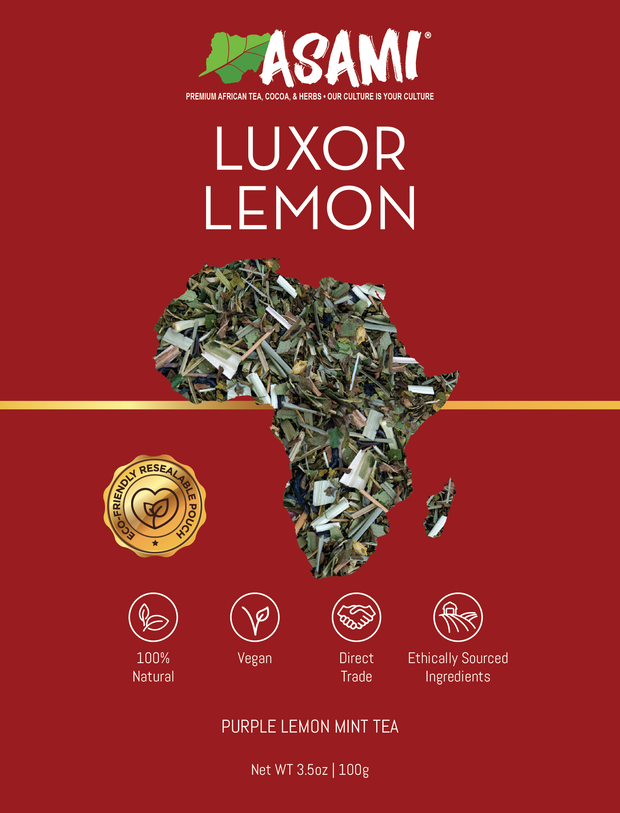 Purple Lemon Mint Tea | Luxor Lemon African Tea